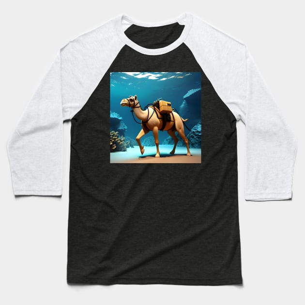 Camel's Dream Baseball T-Shirt by Salaar Design Hub